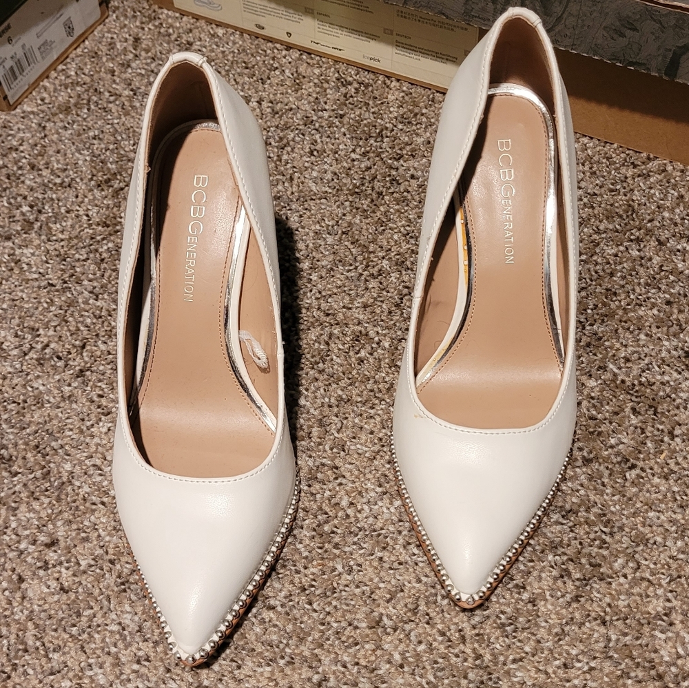 White Pumps